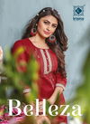 Kiana Belleza Latest fancy Designer Rayon Ethnic Wear Kurti With Bottom Collection
