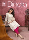 Kiana Bindia 2 Designer Latest fancy Heavy Casual Wear Rayon Cotton Kurti With Bottom Collection
