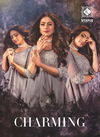 KIANA CHARMING Latest Fancy Wedding Wear Georgette Chanderi Silk and Mal Cotton with Lucknowi work wid sarara pent And dupatta Readymade Collection