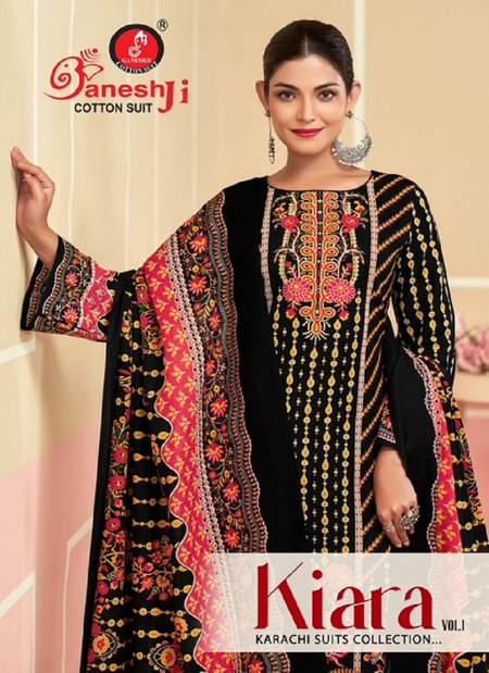Kiara Vol 1 By Ganeshji Cotton Printed Dress Material Wholesalers In Delhi
