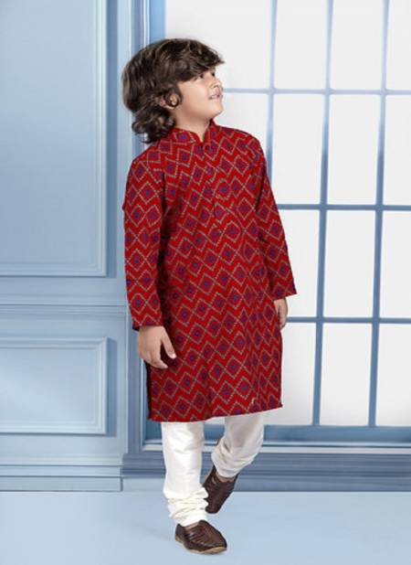 Kids Kurta 1208-7 Festive Wear Dupain Silk Kids Latest Kurta Pajama Collection