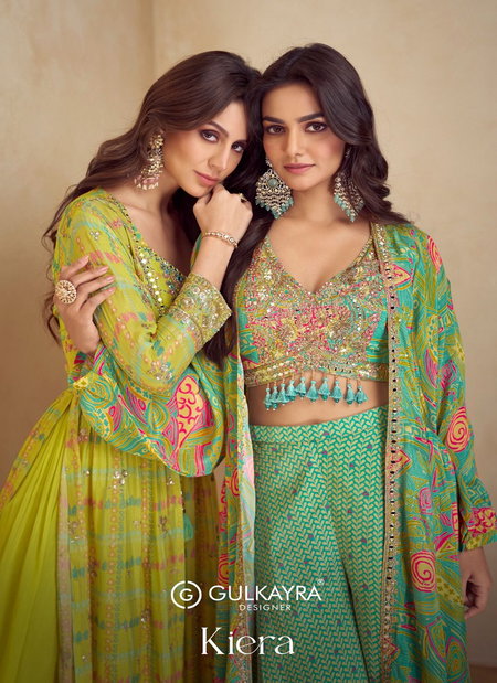 Kiera By Gulkayra Chinon Printed Wholesale Designer Indo Western Suppliers In Mumbai

