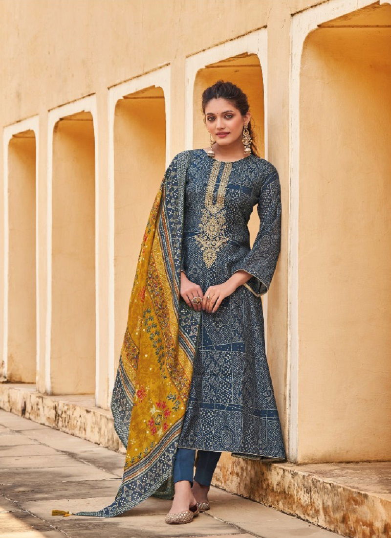 Kilory Silk Of Bandhej 541-548  Designer Salwar Suits Catalog