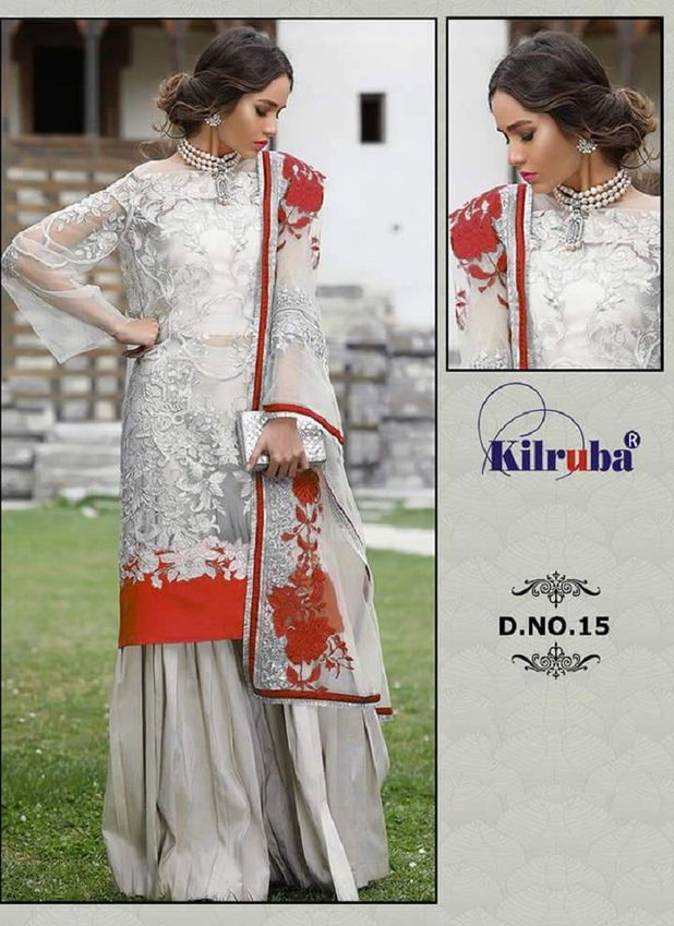 Kilruba Hit Latest Heavy Worked Colours Heavy Worked Net Festive Wear Designer Salwar Suit Collection 