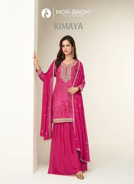 Kimaya By Aashirwad Mor Bagh Chinon Silk Readymade Suits Orders In India