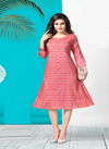 Kinti Blue Hills 3 Ethnic Wear Anarkali Designer Cotton Weaving Kurti Collection