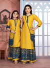 Kinti Hellaro 7 Designer Rayon Printed Kurti With Skirt Collection
