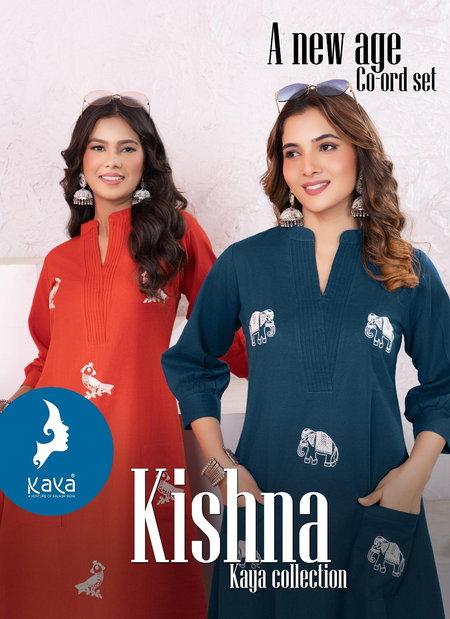 Kishna By Kaya Cotton Flex Kurti With Bottom Dupatta Suppliers In India