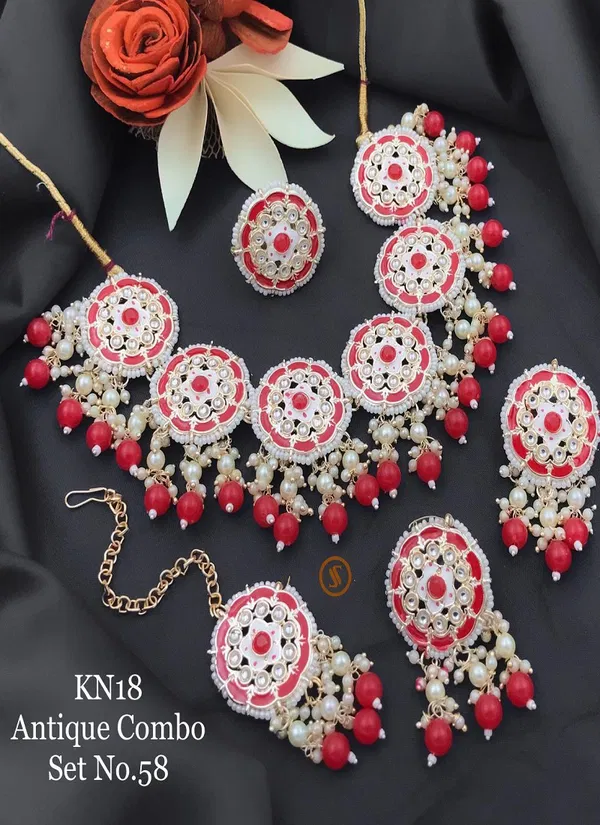 Kn 18 Antique Kundan Set Combo Catalog
