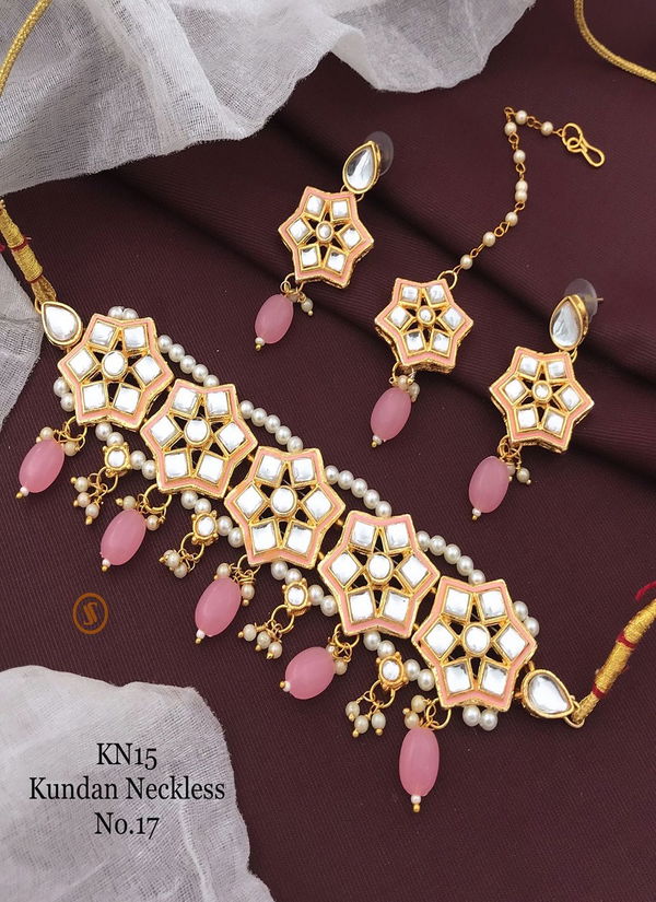 Kn Jewellery15 Kundan Neckless Set Catalog
