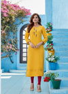 Koodee Kasata 1 Ethnic Wear Rayon Designer Stylish Fancy Kurtis Collection
