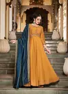 Koodee Sundra 1 Heavy Wedding Wear Long Gown With Dupatta Collection