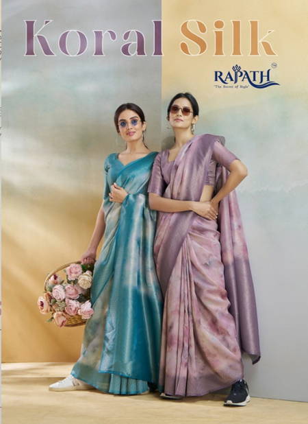 Koral Silk By Rajpath Casual Wear Saree Wholesalers In India Catalog