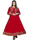 Koti Style 1006 Ethnic Wear Designer Rayon Anarkali Long Kurti Collection