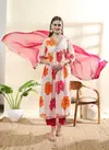 KPD 9014 Alia Cut Faux Georgette Kurti With Bottom Dupatta Wholesale Clothing Suppliers In India 