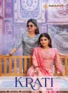 Krati Vol 1 By Suryajyoti Rayon Printed Readymade Suits Exporters In India
