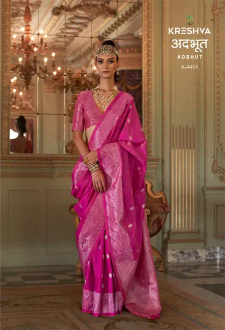Adbhut By Kreshva P V Super Fine Silk Occasion Wear Saree Wholesale Online
