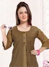 KRINA 01 Latst Fancy Designer Casual Regular Wear Cotton Printed Kurti Collection