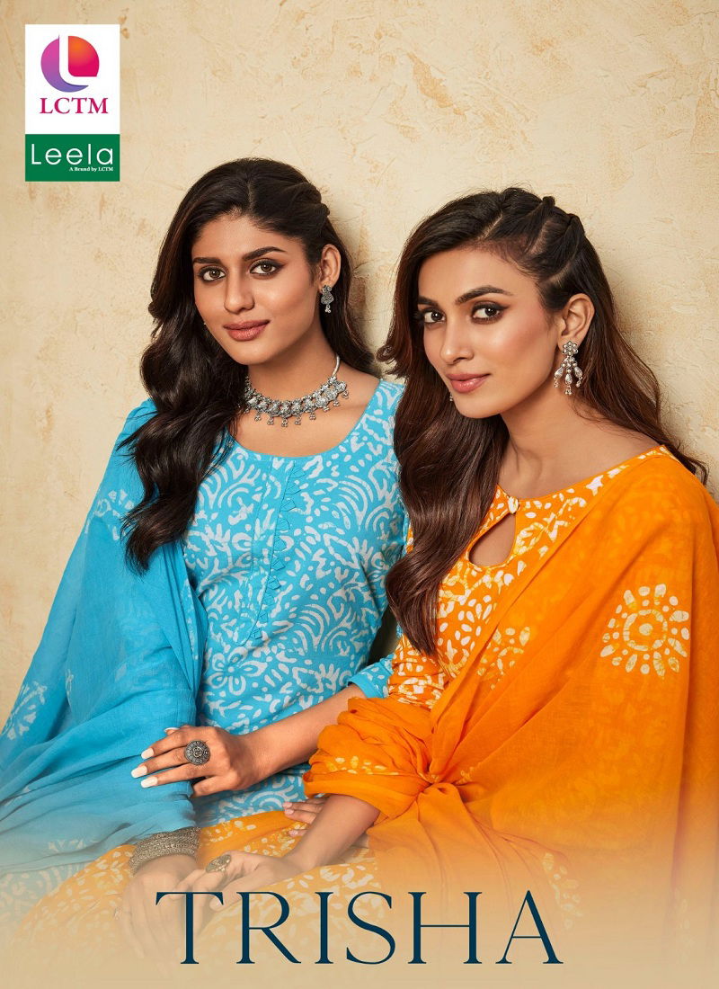 Trisha By Leela Cambric Printed Dress Material Wholesale Price In Surat