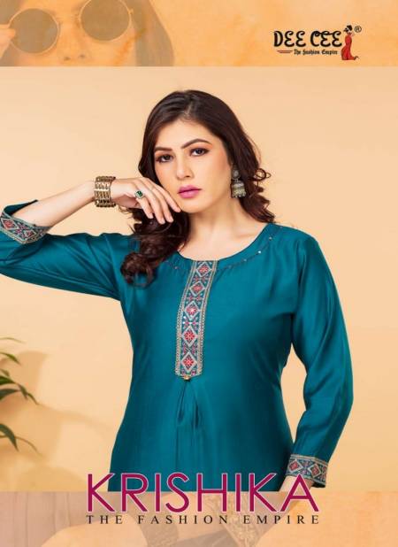 Krishika By Dee Cee Embroidery Kurtis Wholesale Clothing Suppliers In India
 Catalog