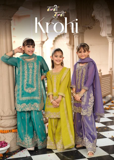 Krohi By Eba Nanni Munni Shimmer Bulk Kids Girls Wear Orders In India