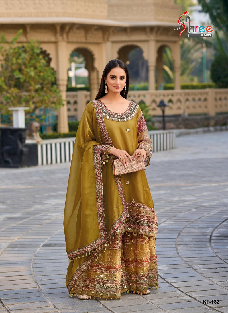 Kt 132 By Shree Fabs Viscose Simmer Pakistani Readymade Suits Suppliers In India Catalog