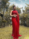 Kt 201 Beautiful Sequence Georgette Party Wear Saree Collection
