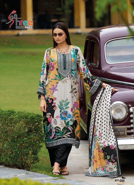 Kt 250 By Shree Viscose Maslin Digital Printed Salwar Suits Wholesale Market In Surat