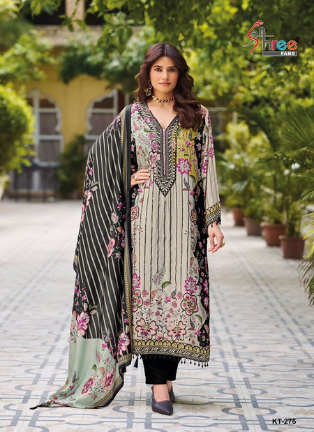 Kt 275 By Shree Viscose Maslin Printed Wholesale Salwar Suits In India