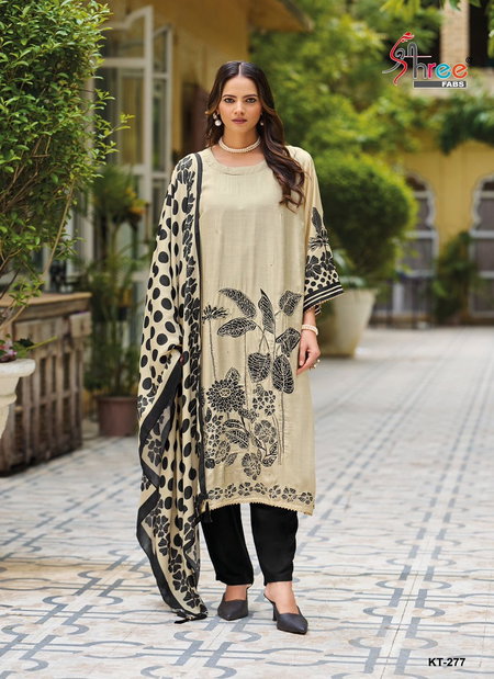 Kt 277 By Shree Viscose Maslin Printed Designer Salwar Suits Wholesale Online

