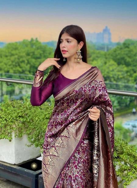 KT 44 Designer Soft Banarasi Silk Sarees Catalog