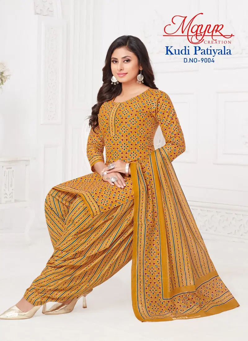 Kudi Patiyala Vol 9 By Mayur Printed Cotton Readymade Suits Suppliers In India Catalog