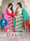 Kum Kum By Kaya Foil Printed Kurti With Bottom Dupatta Wholesale Shop In Surat