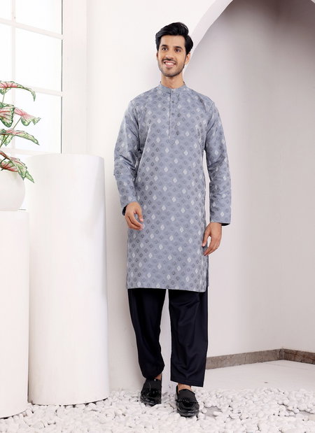 Rw Viscose Jacquard Kurta Pyjama Wholesale Clothing Distributors In India