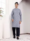 Rw Viscose Jacquard Kurta Pyjama Wholesale Clothing Distributors In India