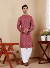 Rw Viscose Chikankari Work Kurta Pyjama Bulk Orders In India
