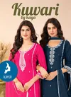 Kuwari By Kaya Rayon Surat Kurti With Bottom Dupatta Wholesale Market
