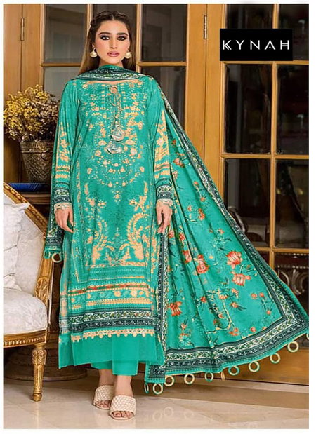 Kynah 2157 Embroidery Cotton Printed Pakistani Suits Wholesale Shop In Surat
