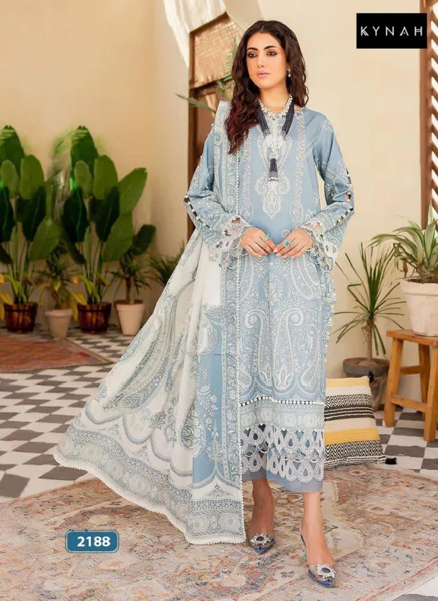 Kynah 2188 By HR Cotton Wholesale Pakistani Suits Supplliers In Mumbai