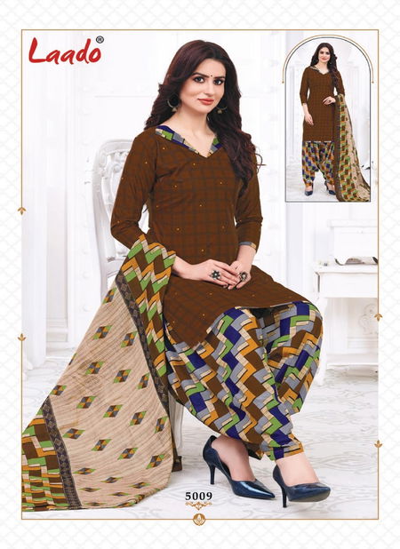 Laado Priti Patiala 5 Casual Regular Wear Cotton Printed  Dress Material Collection
 Catalog