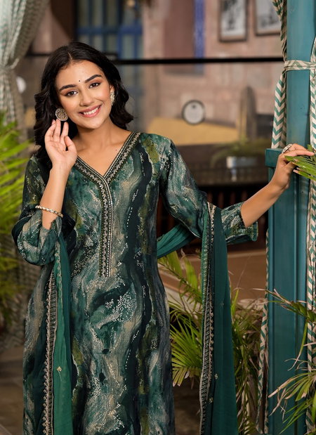 Label Khoj Modal Silk Vol 2 Printed Kurti With Bottom Dupatta Wholesalers In Delhi
