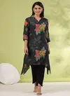 Label khoj Muslin Printed Designer Kurti With Bottom Wholesale Shop In Surat
