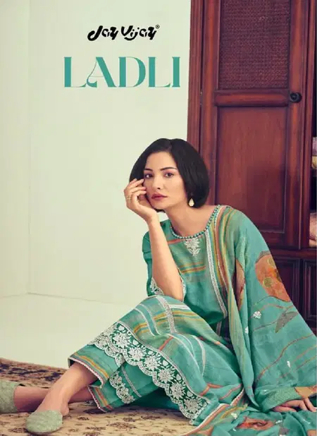 Ladli By Jay Vijay Linen Printed Salwar Kameez Wholesale Clothing Suppliers In India  Catalog