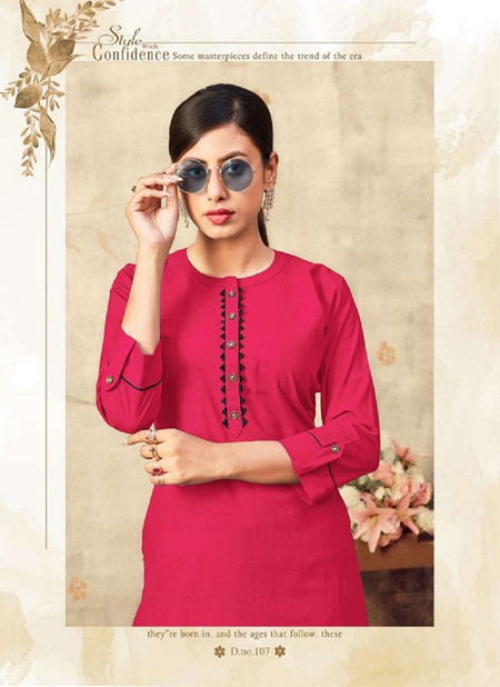 Lakhani Sinorita Pure Cotton Ready Made Designer Kurti Collection Catalog