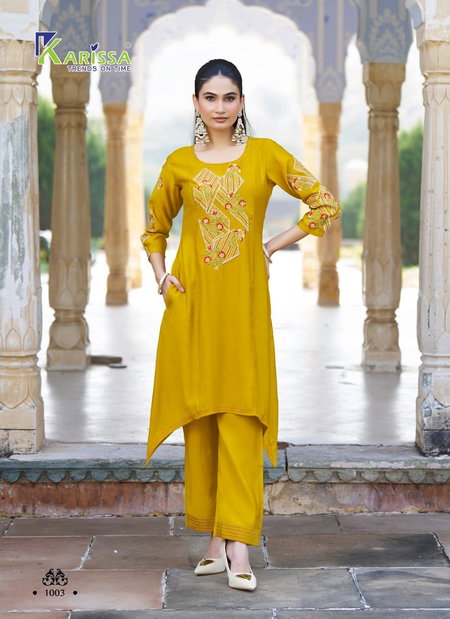 Lakshara By Karissa Viscose Thread Work Co Ord Set Orders In India