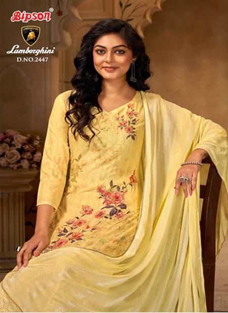 Lamborgini 2447 By Bipson Printed Cotton Dress Material Wholesale Clothing Suppliers In India