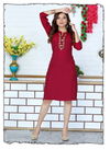 Lamhe Ethnic Regular Wear Rayon Designer Kurti Collection
