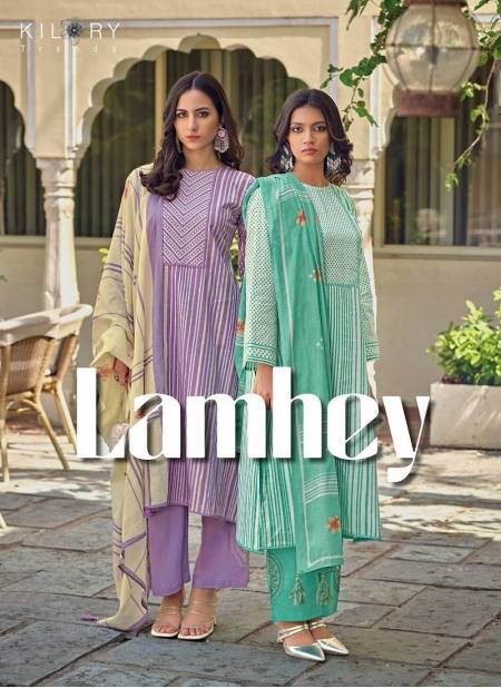 Lamhey By Kilory Lawn Cotton Printed Designer Salwar Suits Wholesale Price In Surat Catalog