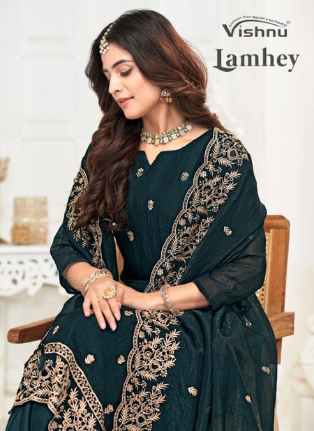 Lamhey By Vishnu Designer Wholesale Dress Material Suppliers In India Catalog