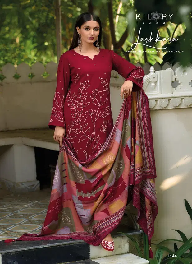 Lashkara By Kilory Pashmina Slawar Kameez Exporters In India